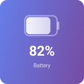 Battery at 82 percent